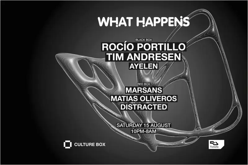 WHAT HAPPENS i Culture Box