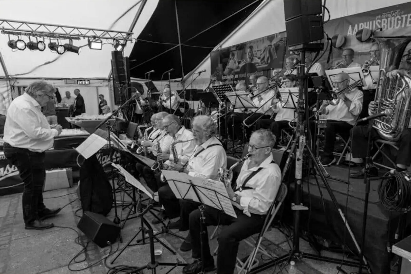 Pressefoto af Sankt Pauls Band