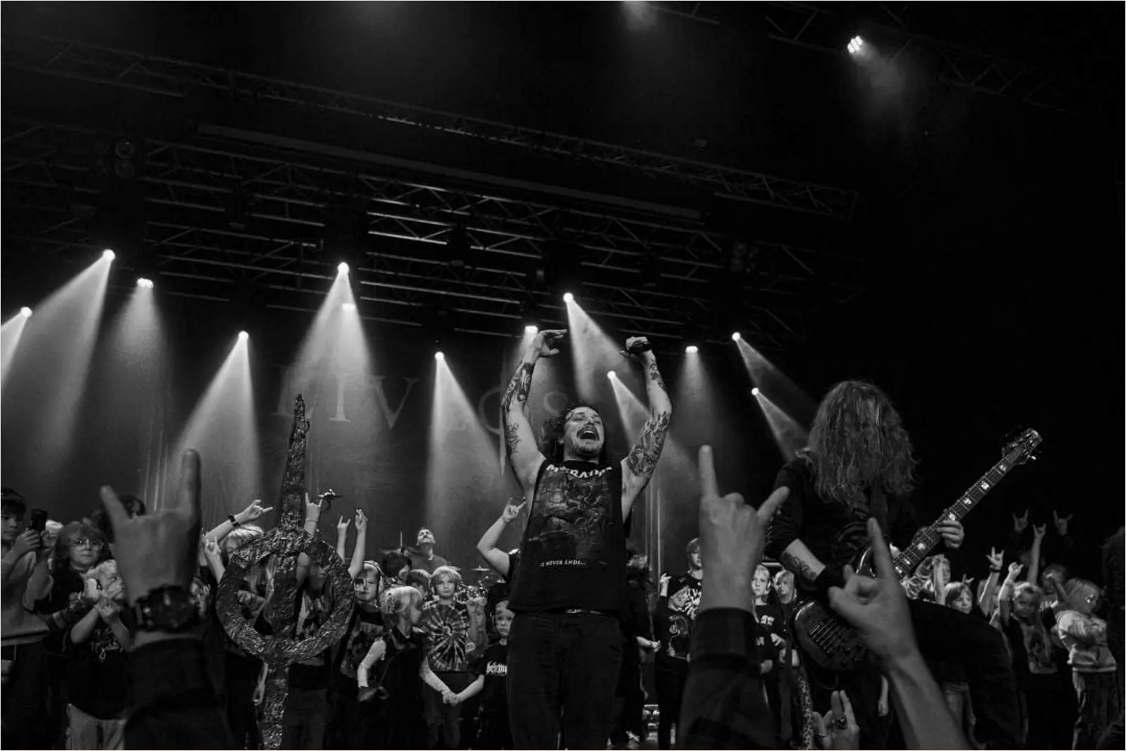Pressefoto af Børnenes Metalfestival