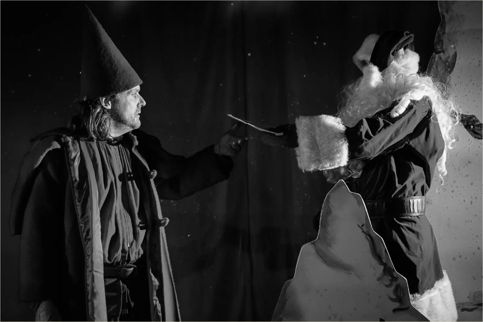 Pressefoto af En lille nisse rejste