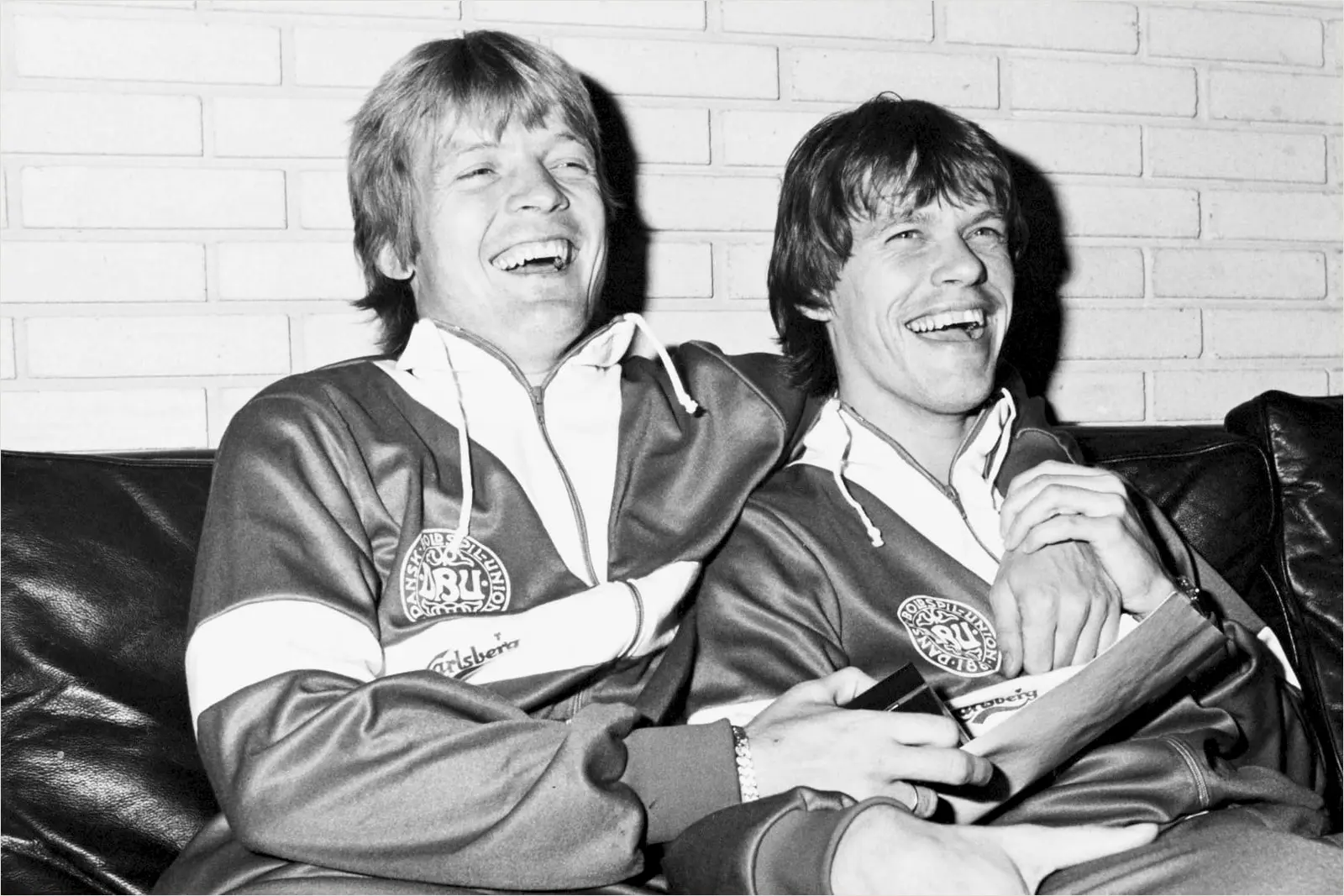 Pressefoto af Frank Arnesen & Søren Lerby
