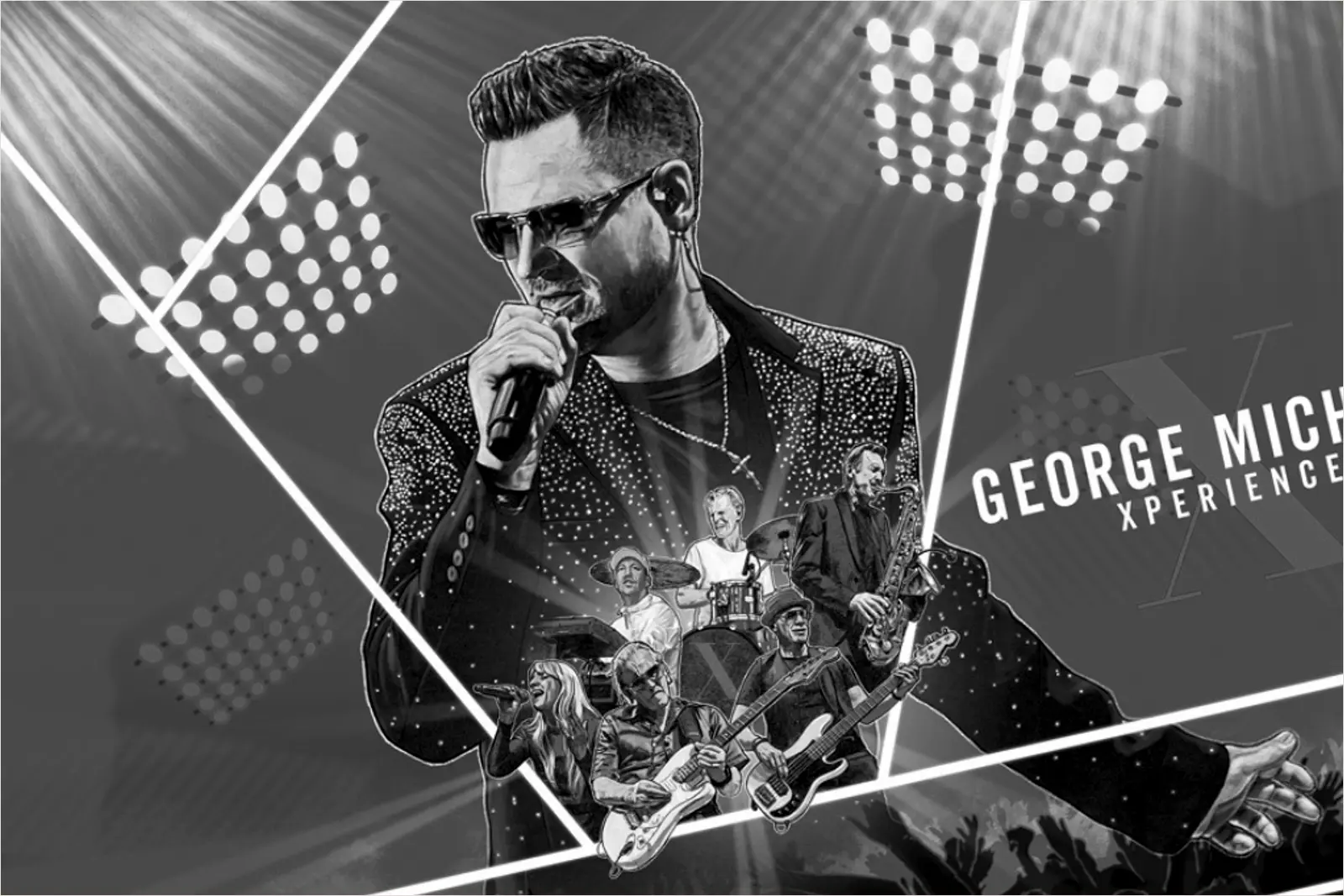 Pressefoto af George Michael Xperience
