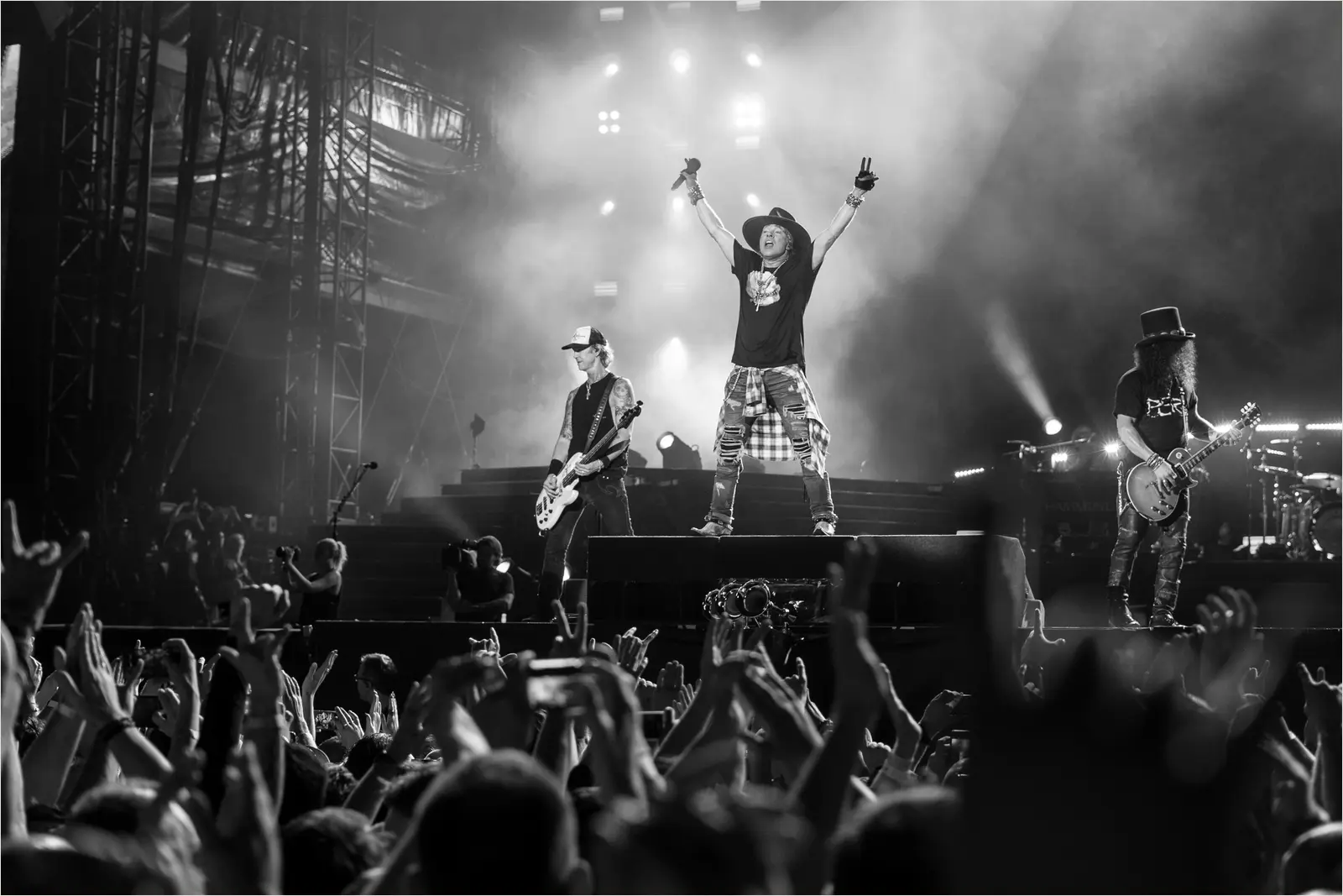 Pressefoto af Guns N' Roses