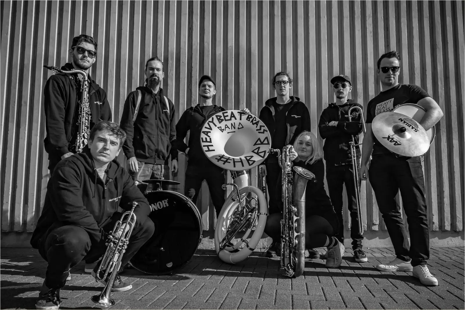 Pressefoto af Heavy Beat Brass Band