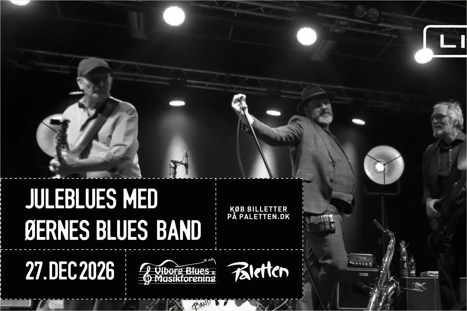Juleblues m. Øernes Blues Band i Paletten