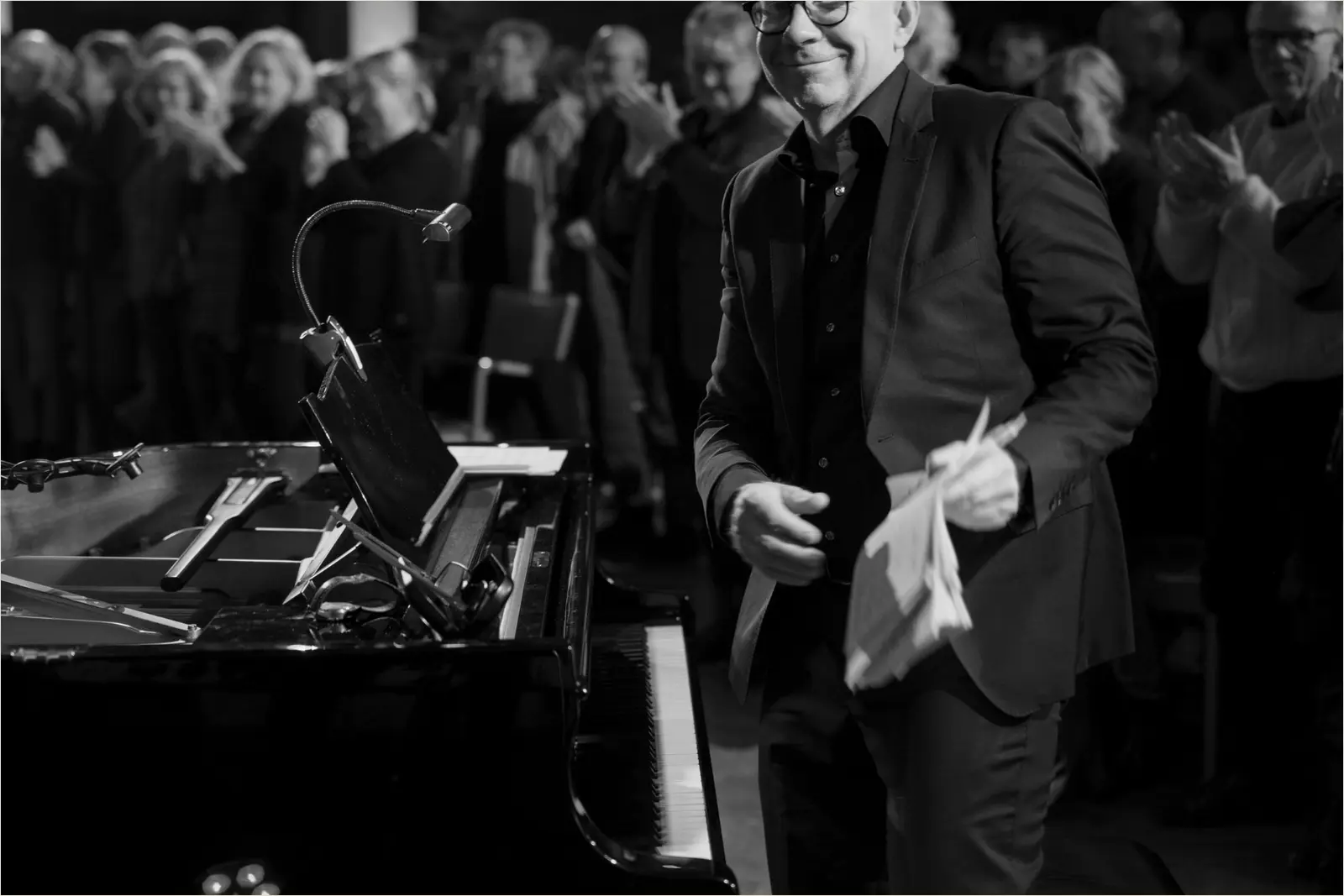 Pressefoto af Mads Bærentzen & Aarhus Jazz Orchestra