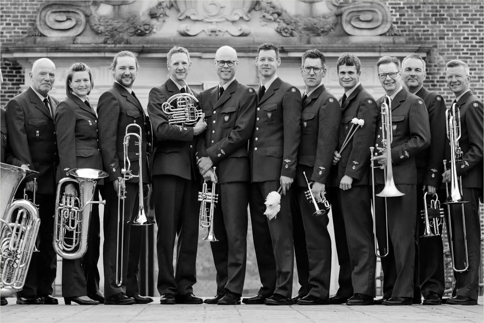 Pressefoto af Prinsens Musikkorps
